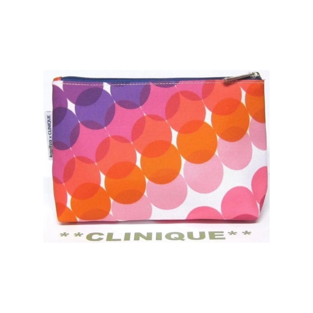 CLINIQUE X KAPITZA Limited Edition Cosmetic Bag - 6 x 8”NEW